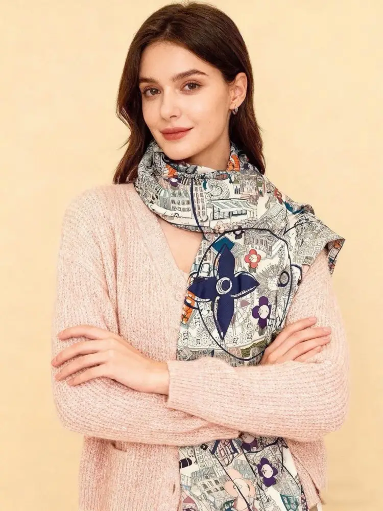 Louis Vuitton Шарф з кашеміру — Фото 2