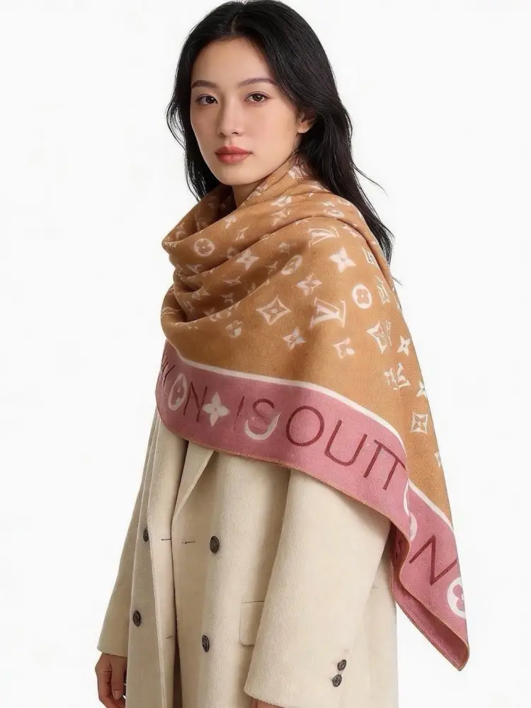 Louis Vuitton Шарф из кашемира — Фото 3