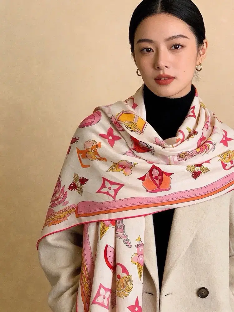 Louis Vuitton Шарф з кашеміру — Фото 3
