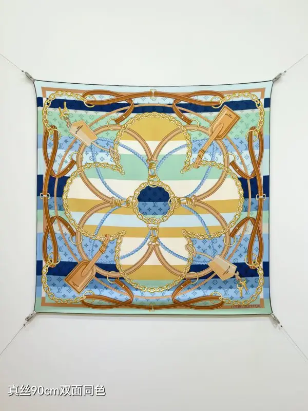 Louis Vuitton — Shawl silk 90x90 cm