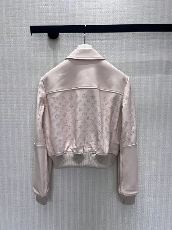Louis Vuitton Коротка шкіряна жіноча куртка — Фото 3