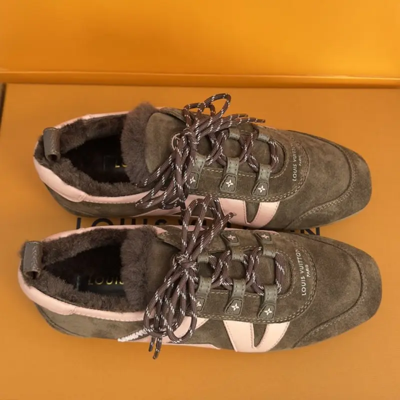 Louis Vuitton Кроссовки Sneakerina на меху женские — Фото 3