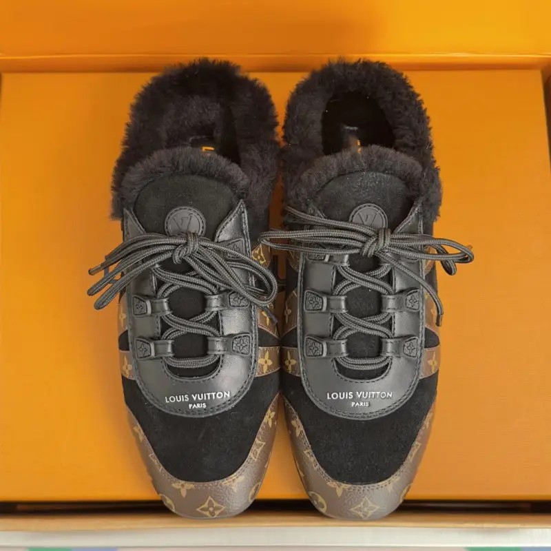 Louis Vuitton Кроссовки Sneakerina на меху женские — Фото 3