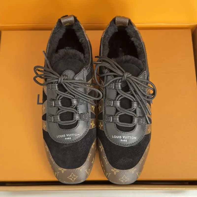 Louis Vuitton Кроссовки Sneakerina на меху женские — Фото 4