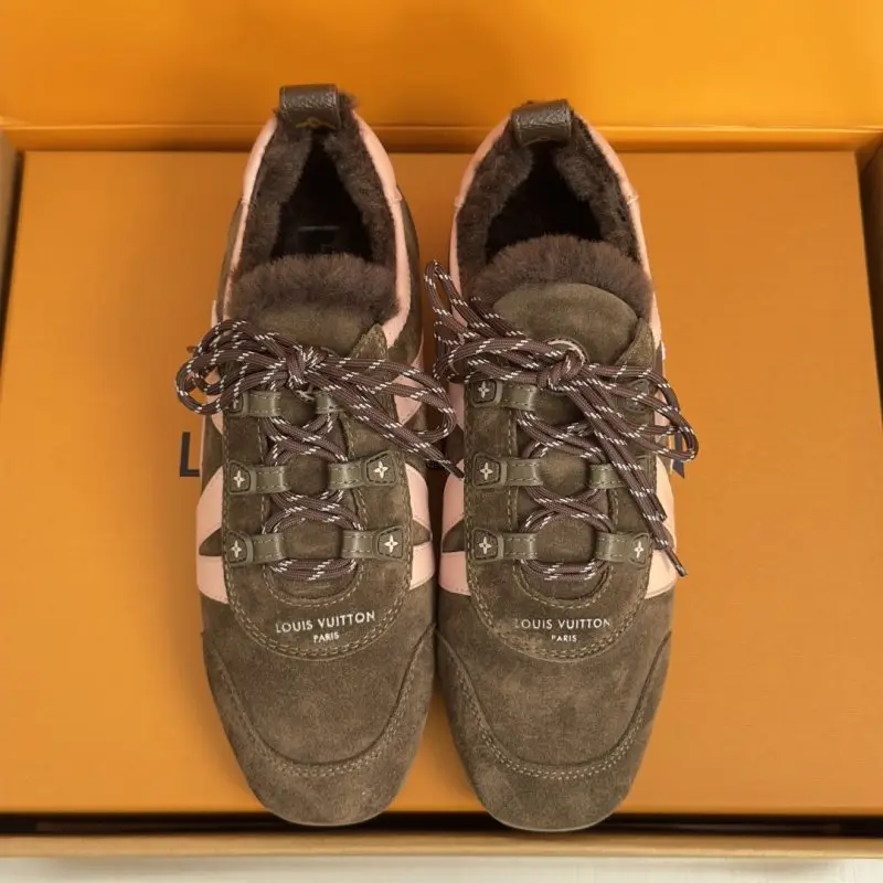 Louis Vuitton Кроссовки Sneakerina на меху женские — Фото 4