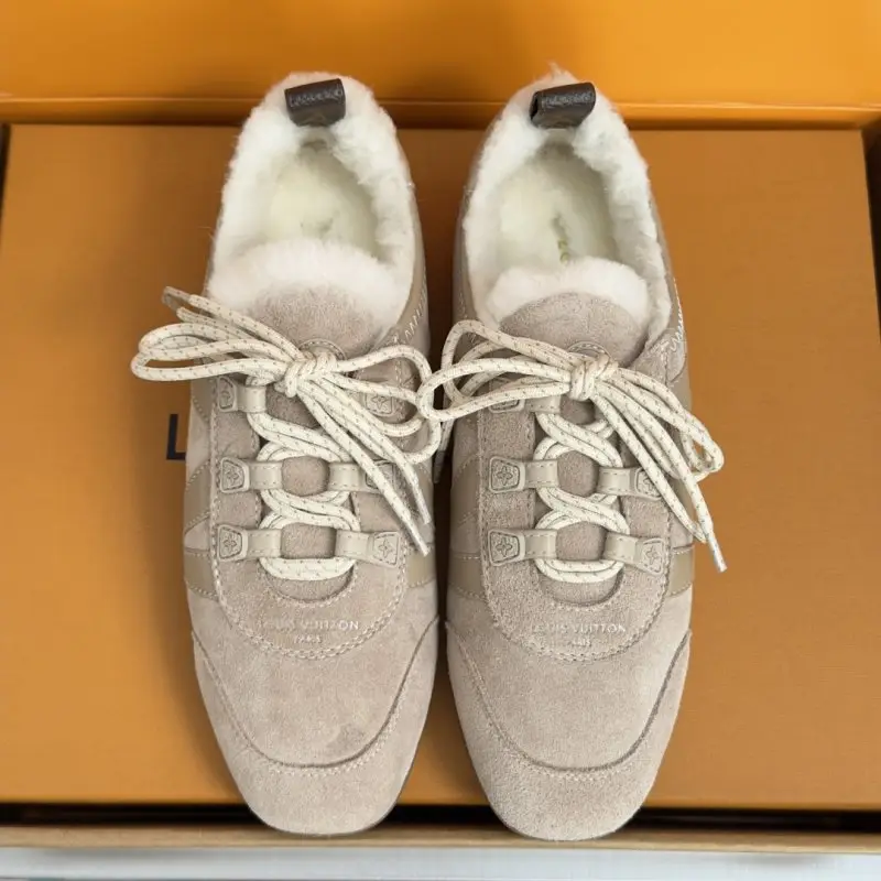 Louis Vuitton Кросівки Sneakerina на хутрі жіночі — Фото 4