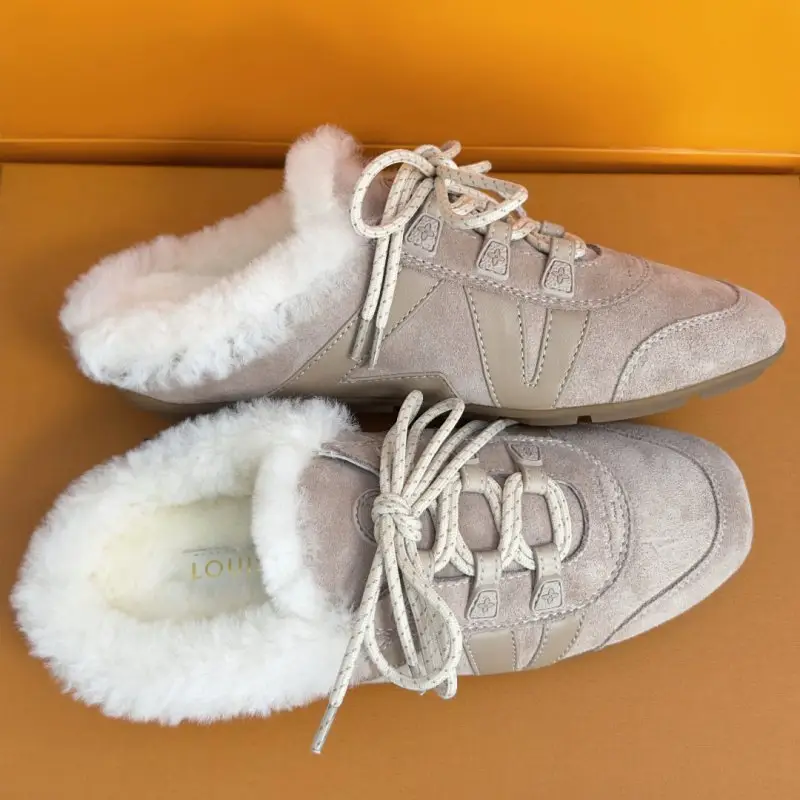 Louis Vuitton Кросівки Sneakerina на хутрі жіночі — Фото 5