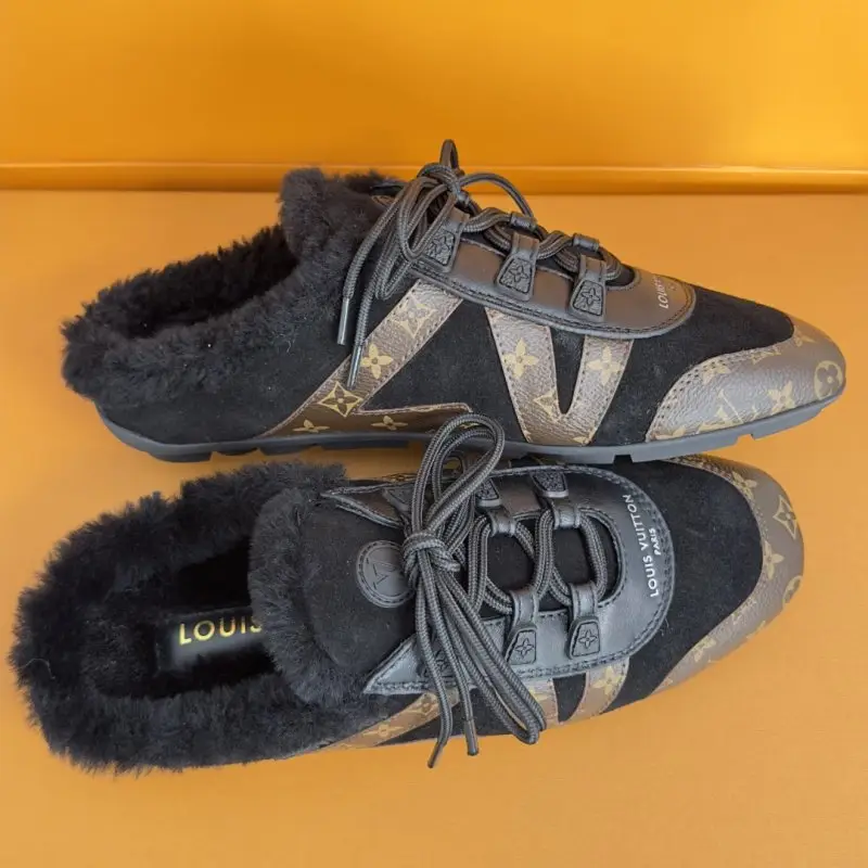 Louis Vuitton Кроссовки Sneakerina на меху женские — Фото 5