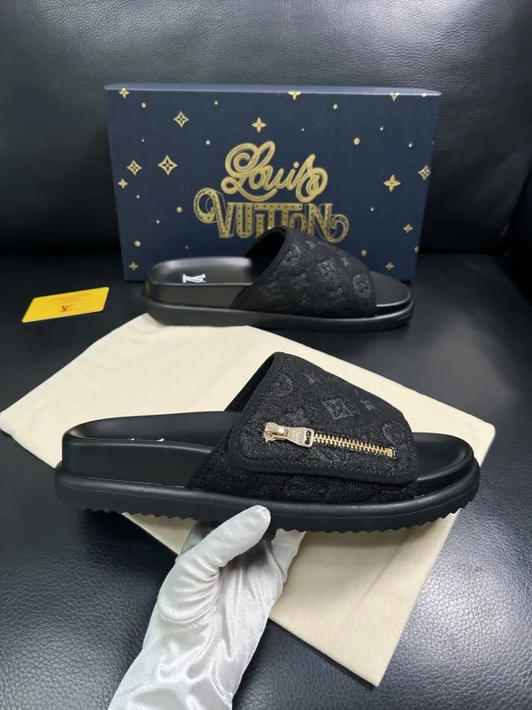 Louis Vuitton Шлепанцы мужские — Фото 4