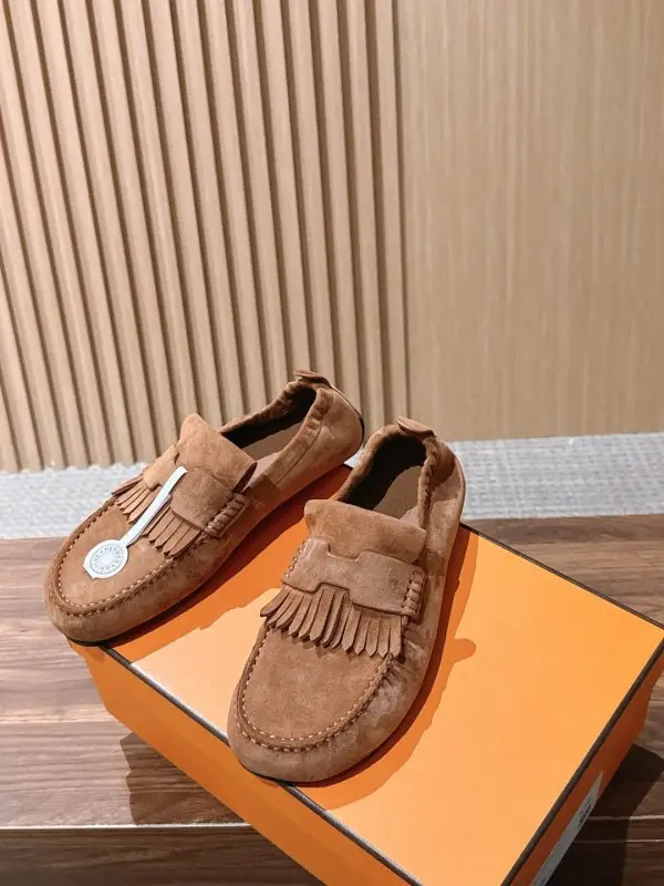 Louis Vuitton Suede лоферы Lazy — Photo 4