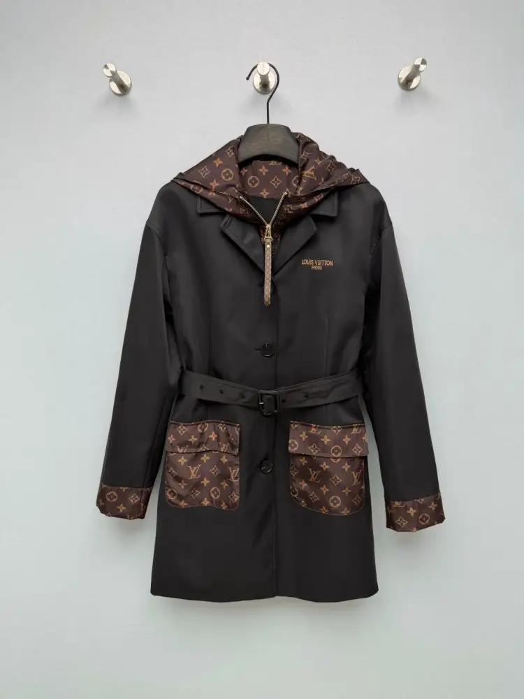 Louis Vuitton — Тренч пальто з капюшоном