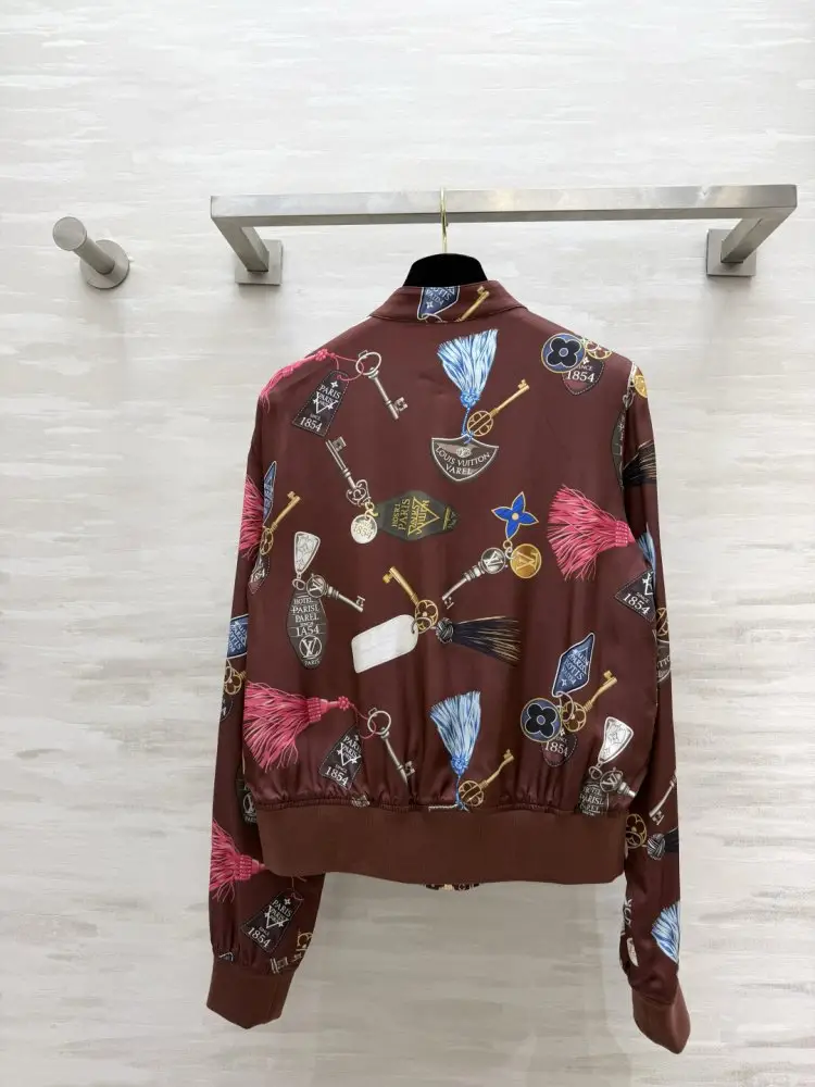 Louis Vuitton — Двостороння шовкова сорочка жіноча