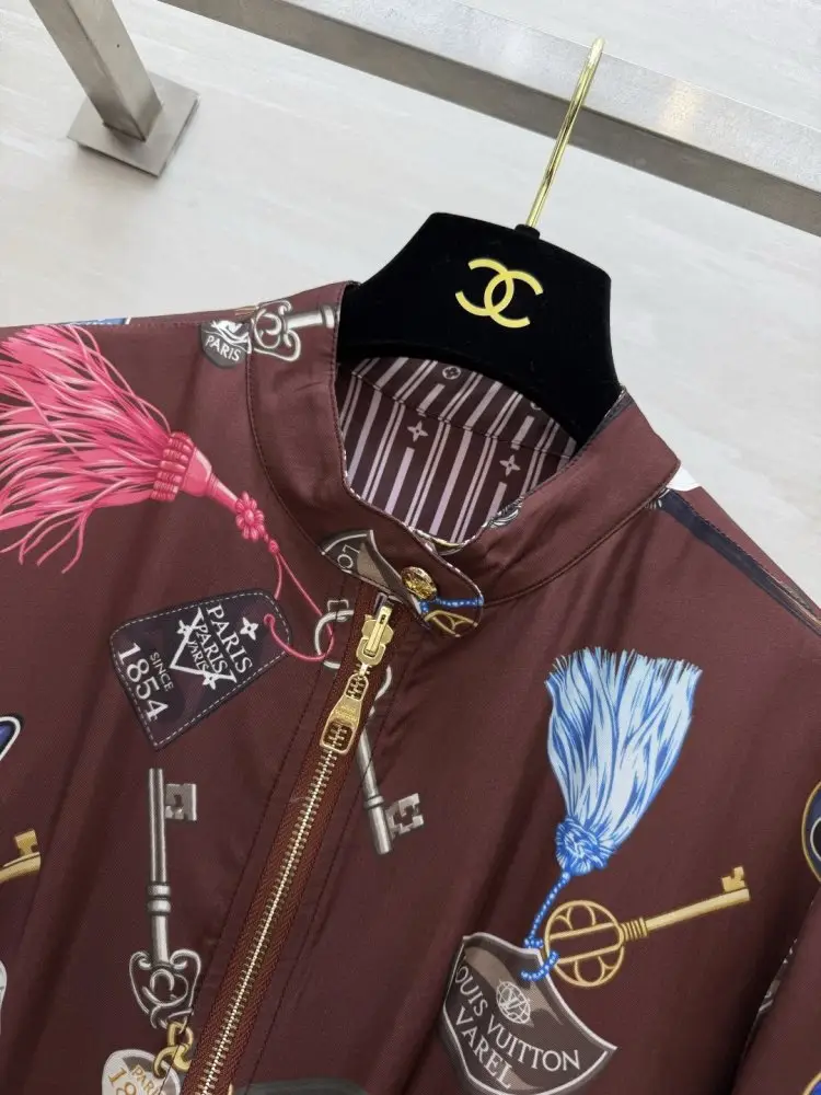 Louis Vuitton Двостороння шовкова сорочка жіноча — Фото 3