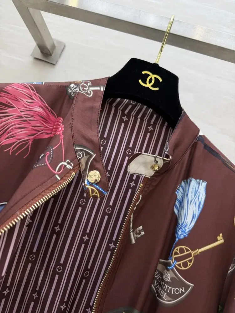 Louis Vuitton Двостороння шовкова сорочка жіноча — Фото 5