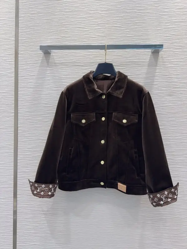 Louis Vuitton Жіноча оксамитова куртка — Фото 1