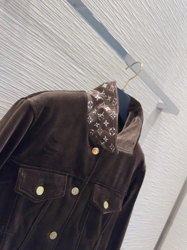 Louis Vuitton Жіноча оксамитова куртка — Фото 3