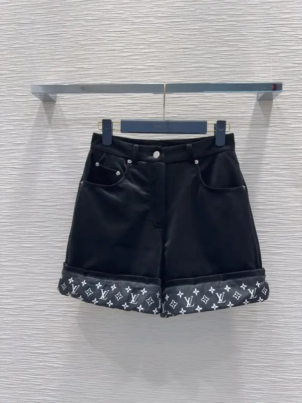 Louis Vuitton — Women's velvet shorts