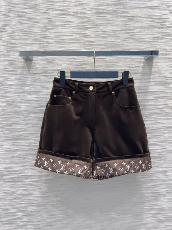 Louis Vuitton — Women's velvet shorts