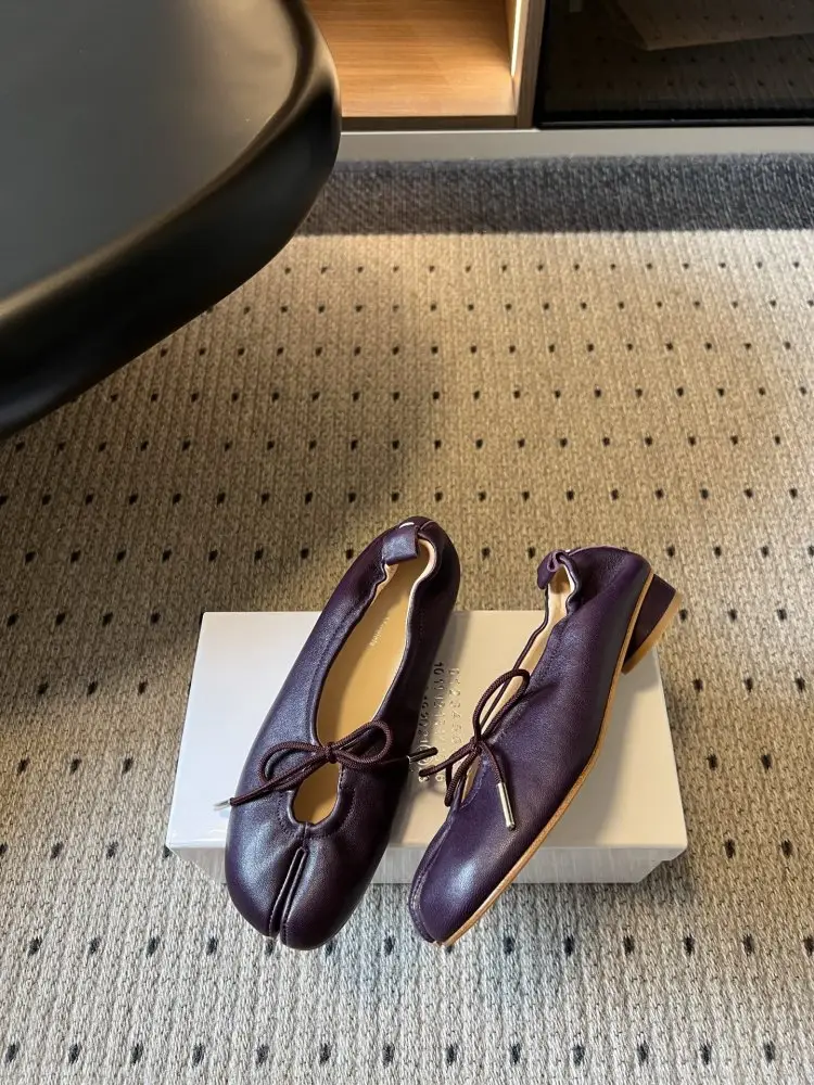 Maison Margiela MM6 Ballet shoes Tabi from bifurcated the toe — Photo 4
