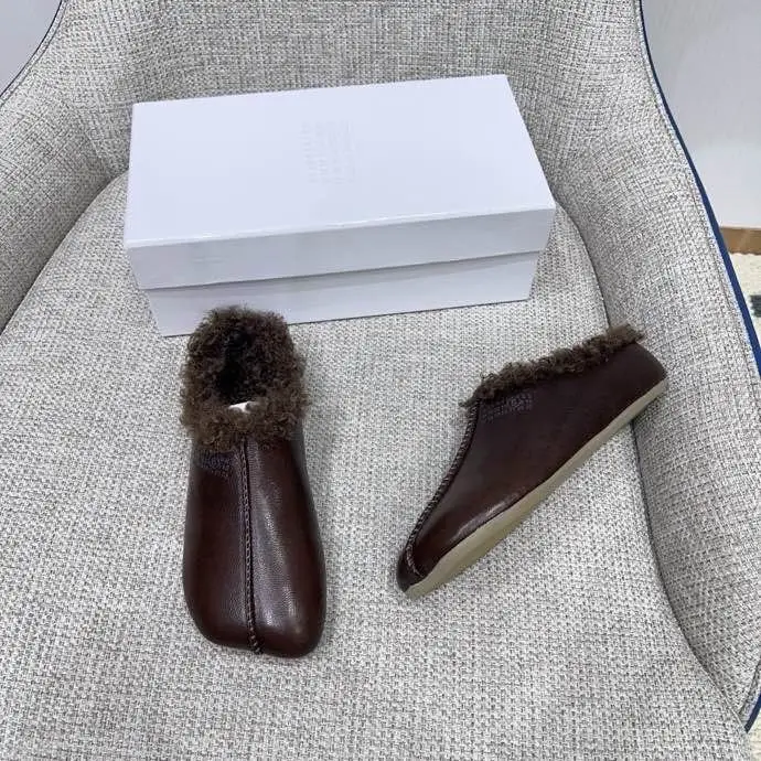 Maison Margiela MM6 Балетки зимние на меху — Фото 4