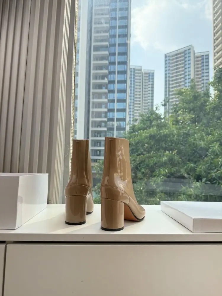 Maison Margiela MM6 Черевики Tabi жіночі з роздвоєним носком на підборах — Фото 3