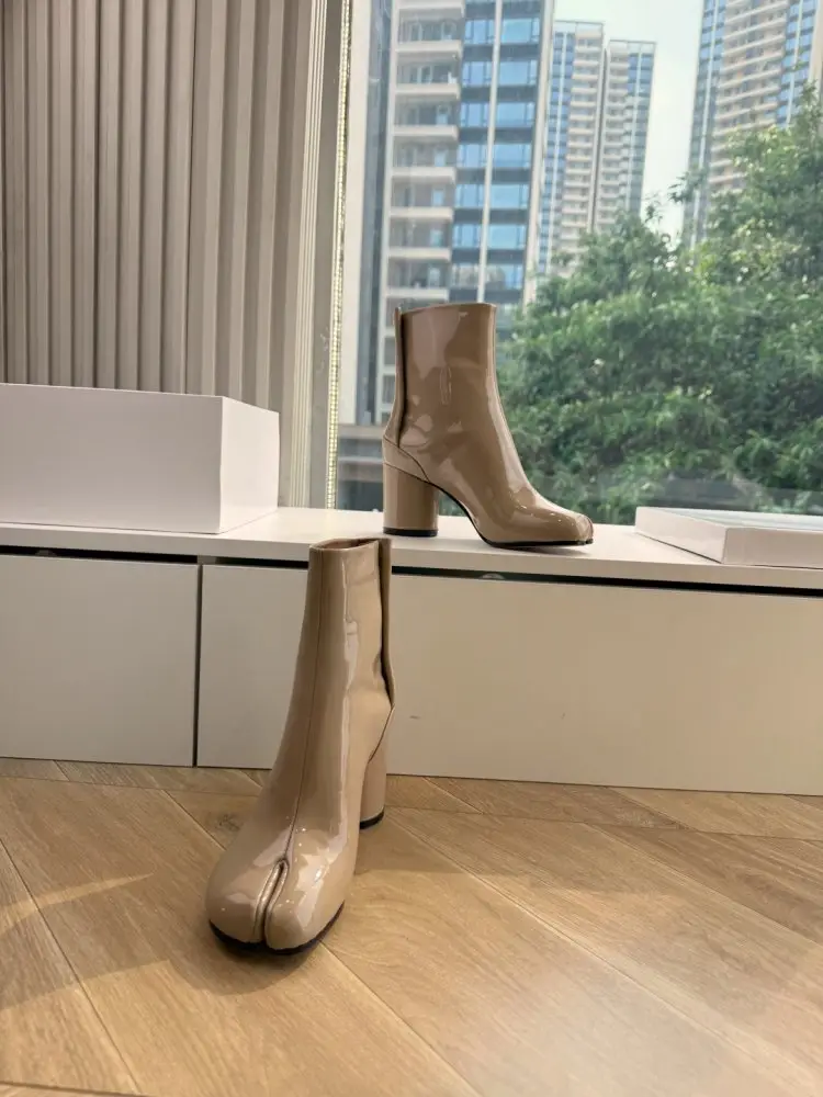 Maison Margiela MM6 Черевики Tabi жіночі з роздвоєним носком на підборах — Фото 4