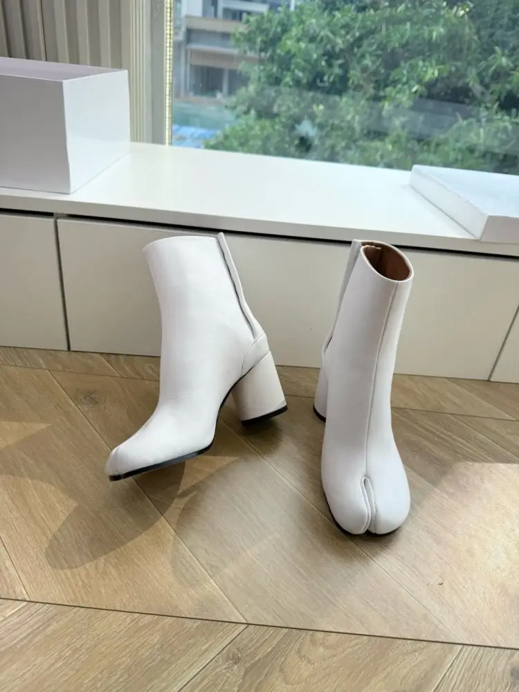 Maison Margiela MM6 Черевики Tabi жіночі з роздвоєним носком на підборах — Фото 5