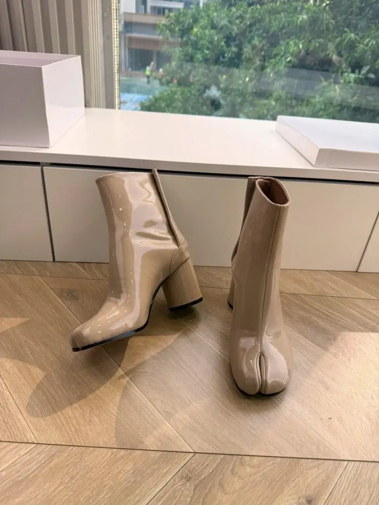 Maison Margiela MM6 Черевики Tabi жіночі з роздвоєним носком на підборах — Фото 5