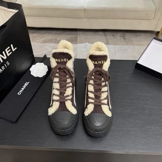 Maison Margiela MM6 Черевики жіночі на хутрі зимові — Фото 2