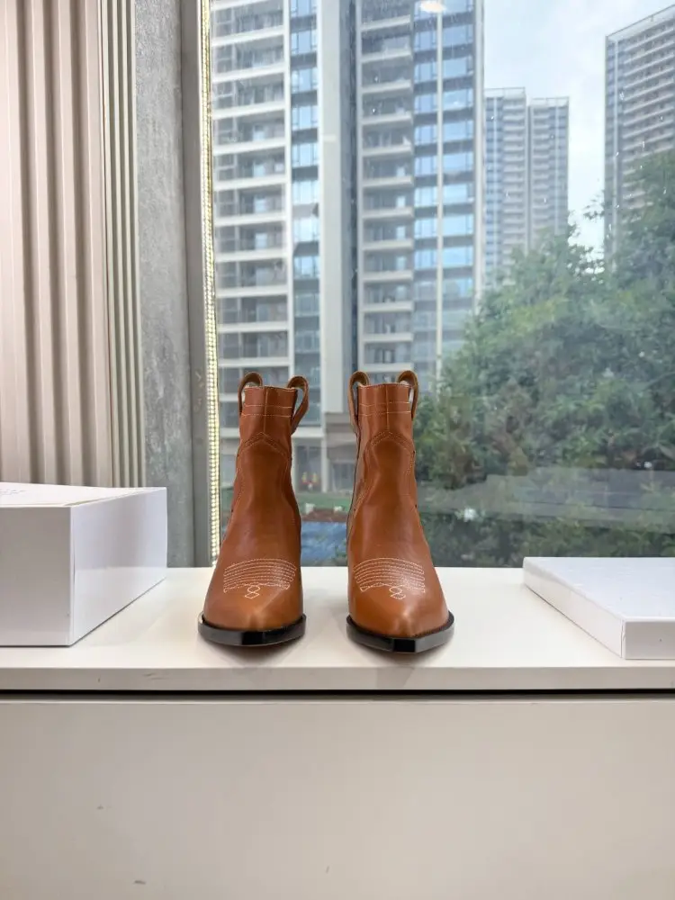 Maison Margiela MM6 Ковбойські чоботи MM6 з роздільним носком — Фото 2