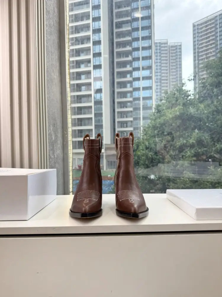 Maison Margiela MM6 Ковбойські чоботи MM6 з роздільним носком — Фото 2