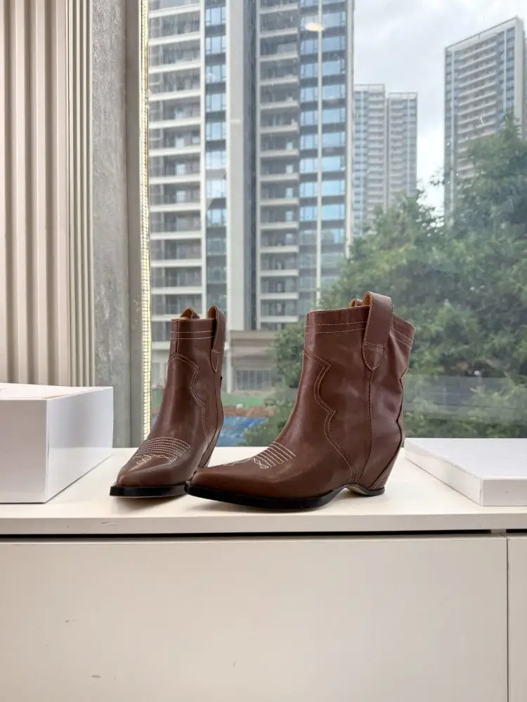 Maison Margiela MM6 Ковбойські чоботи MM6 з роздільним носком — Фото 3