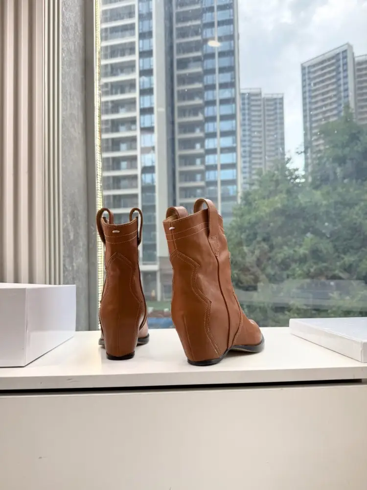 Maison Margiela MM6 Ковбойські чоботи MM6 з роздільним носком — Фото 4