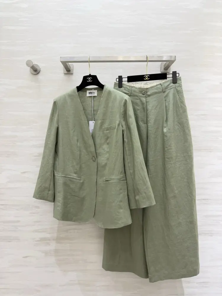 Maison Margiela MM6 — Linen costume female