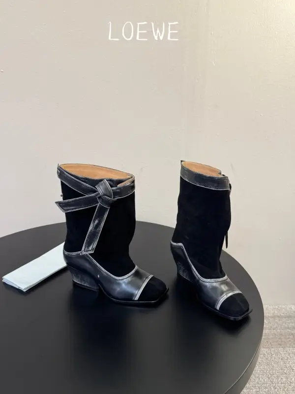 Maison Margiela MM6 <отильоны з квадратним носком на підборах — Фото 4
