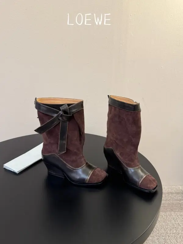 Maison Margiela MM6 <отильоны с квадратным носком на каблуке — Фото 4