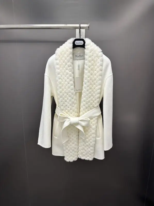Max Mara — Bilateral cashmere coat from норковым fur