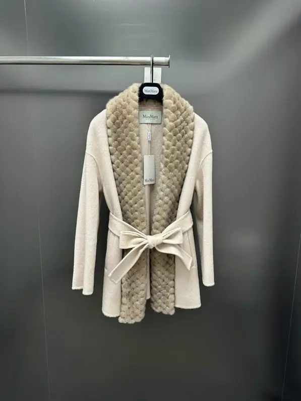 Max Mara — Двостороннє кашемірове пальто з норковым хутром