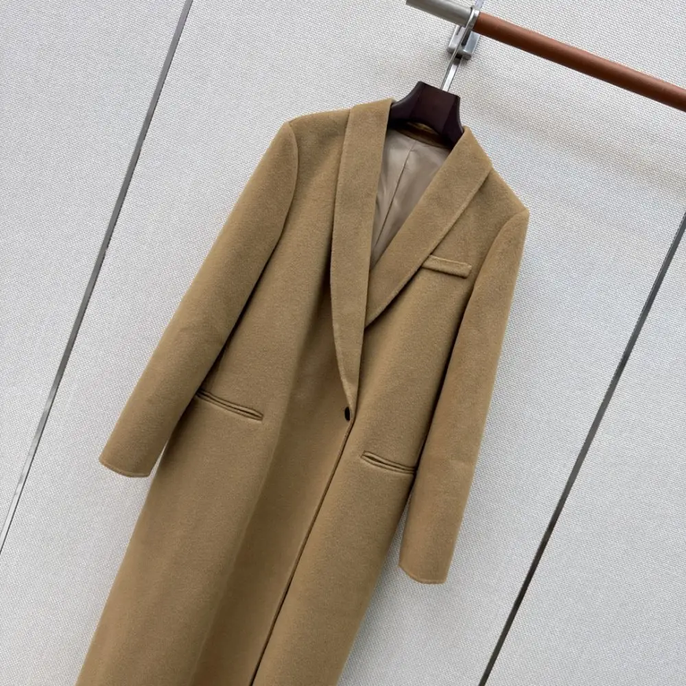 Max Mara Двустороннее шерстяное пальто — Фото 2