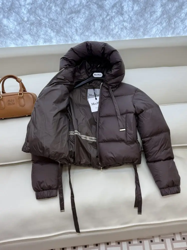 Max Mara Пуховая куртка Max Short Hooded Down Jacket — Фото 4