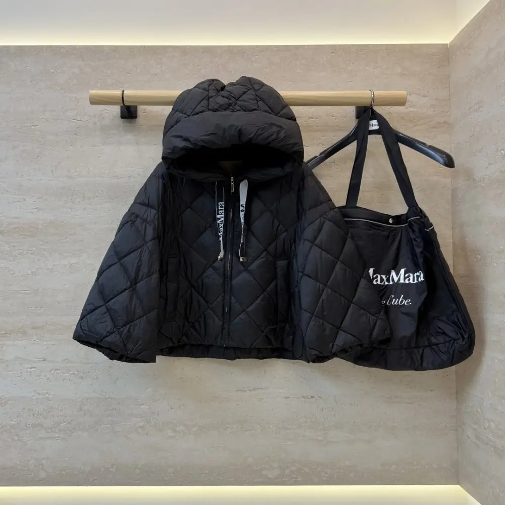 Max Mara — Куртка накидка на блискавки з капюшоном