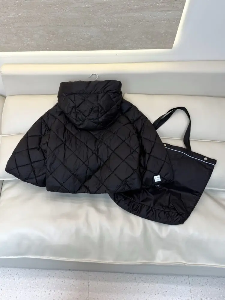 Max Mara Куртка накидка на молнии с капюшоном — Фото 4