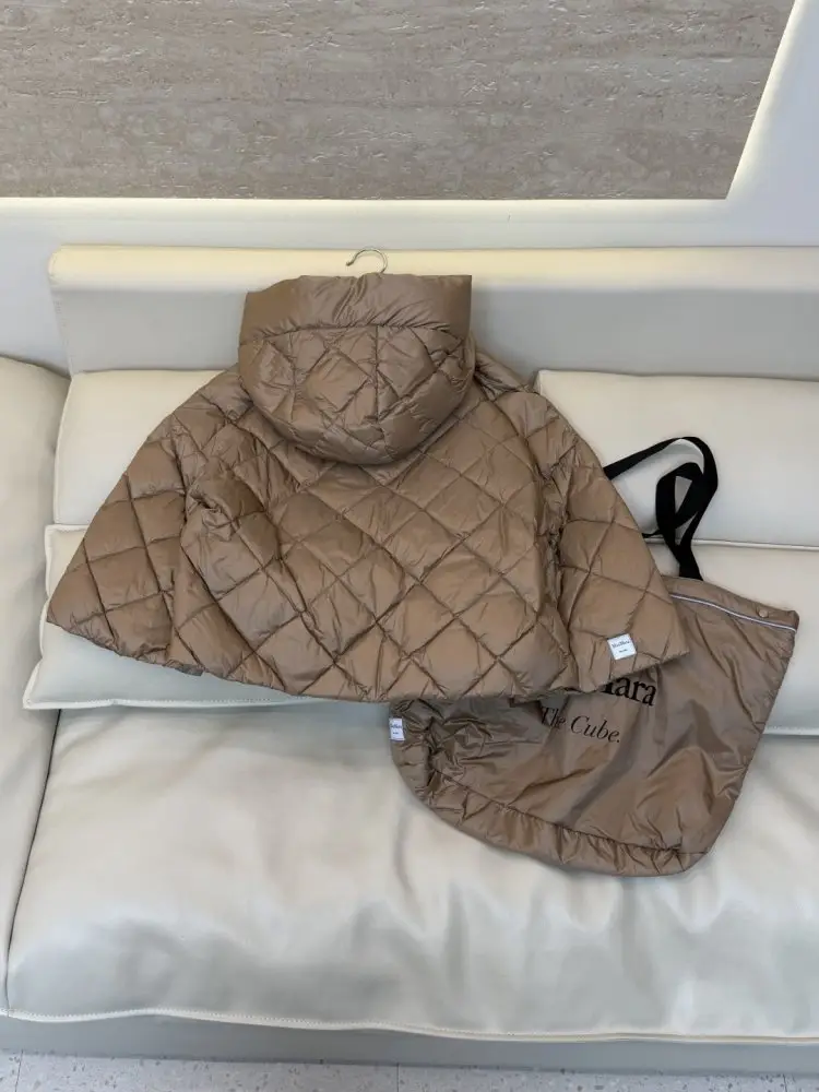 Max Mara Куртка накидка на блискавки з капюшоном — Фото 4