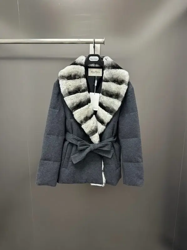 Max Mara — Куртка кашеміру на пуху з кролячому хутром