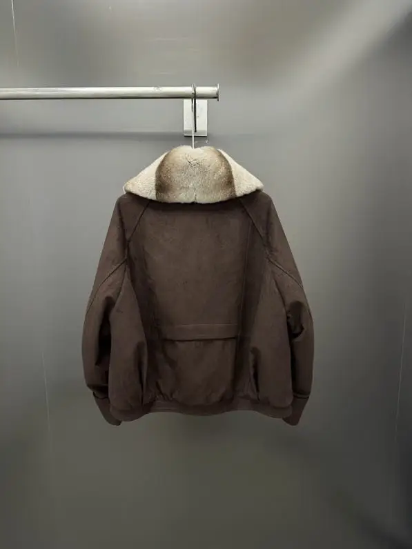 Max Mara Jacket suede from fur a rabbit — Photo 2