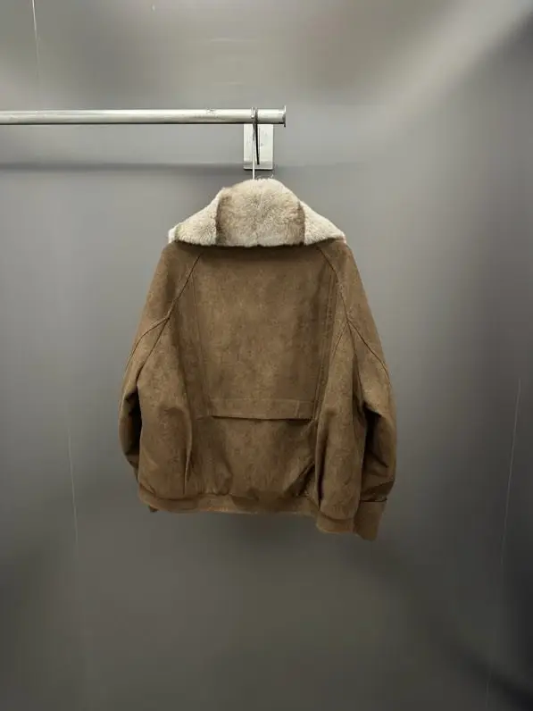 Max Mara Jacket suede from fur a rabbit — Photo 3