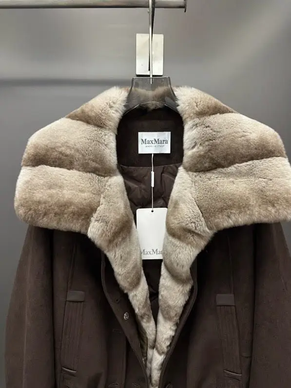 Max Mara Jacket suede from fur a rabbit — Photo 4