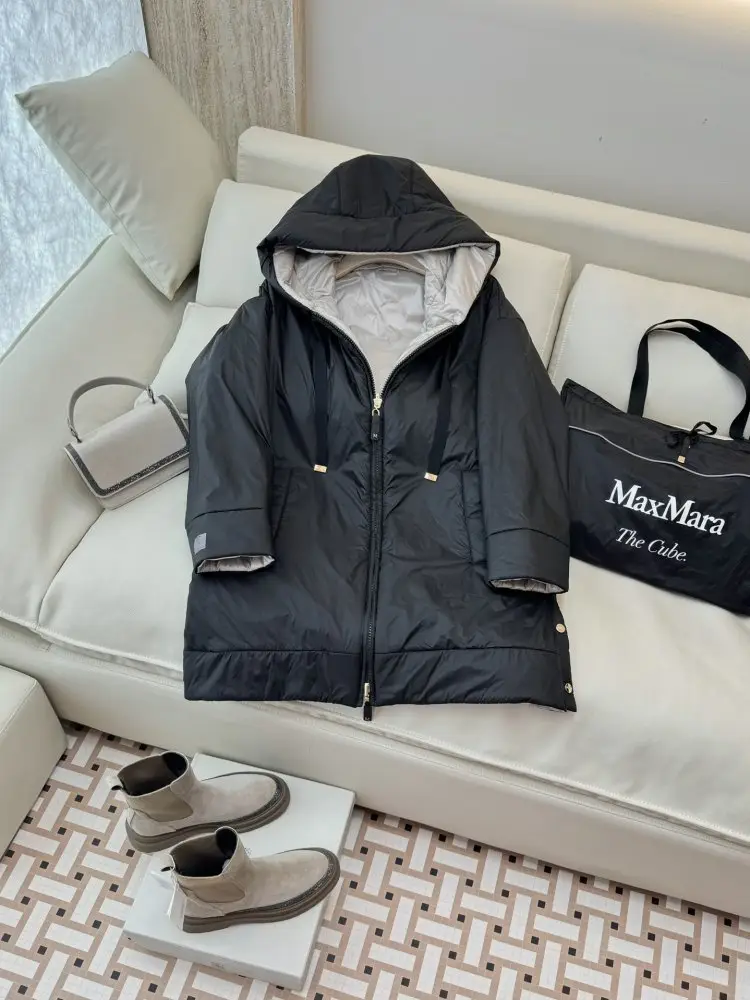 Max Mara Куртка жіноча з верблюжої вовни — Фото 3