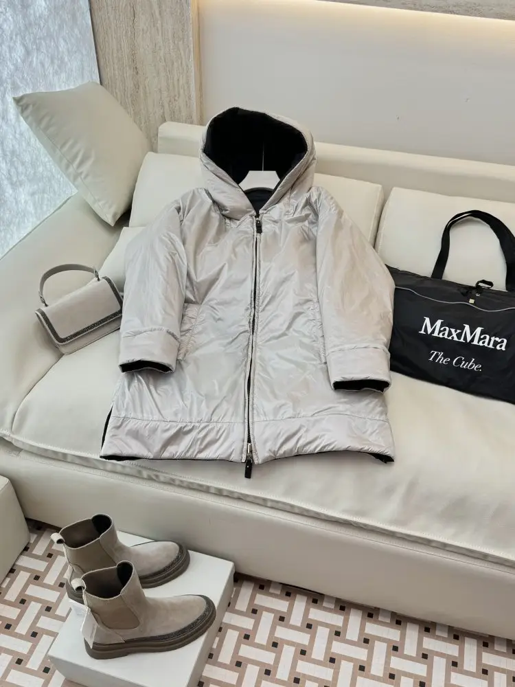 Max Mara Куртка жіноча з верблюжої вовни — Фото 4
