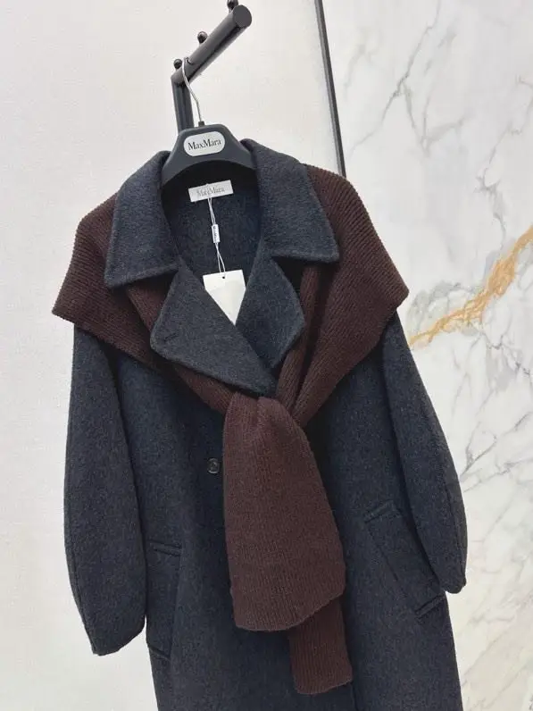 Max Mara Довге двостороннє вовняне пальто — Фото 2